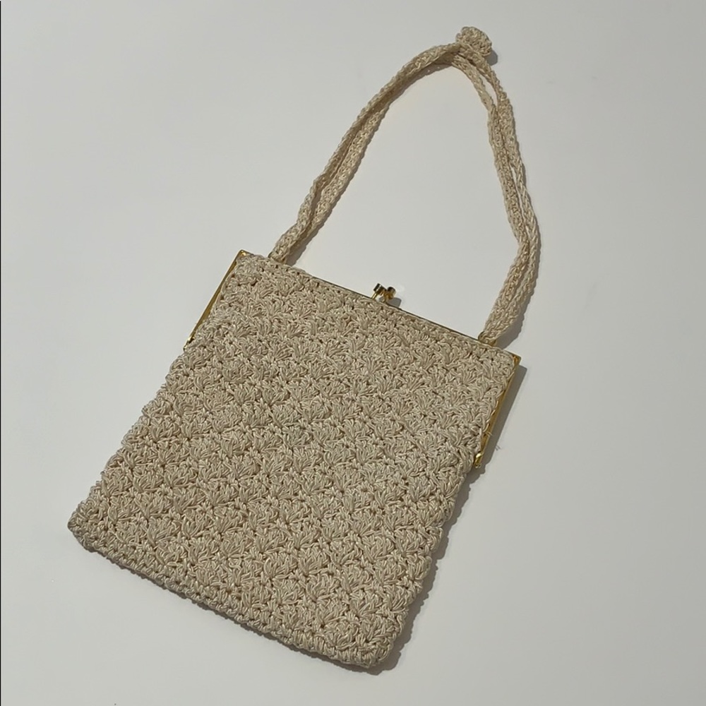 VTG 60’s Crochet Crossbody/Shoulder/Hand/Boho Bag